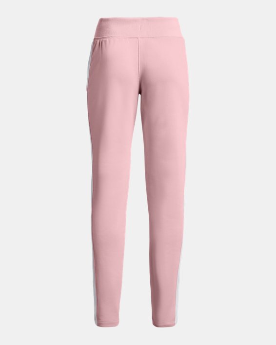 Girls' Armour Fleece® Pants, Pink, pdpMainDesktop image number 1